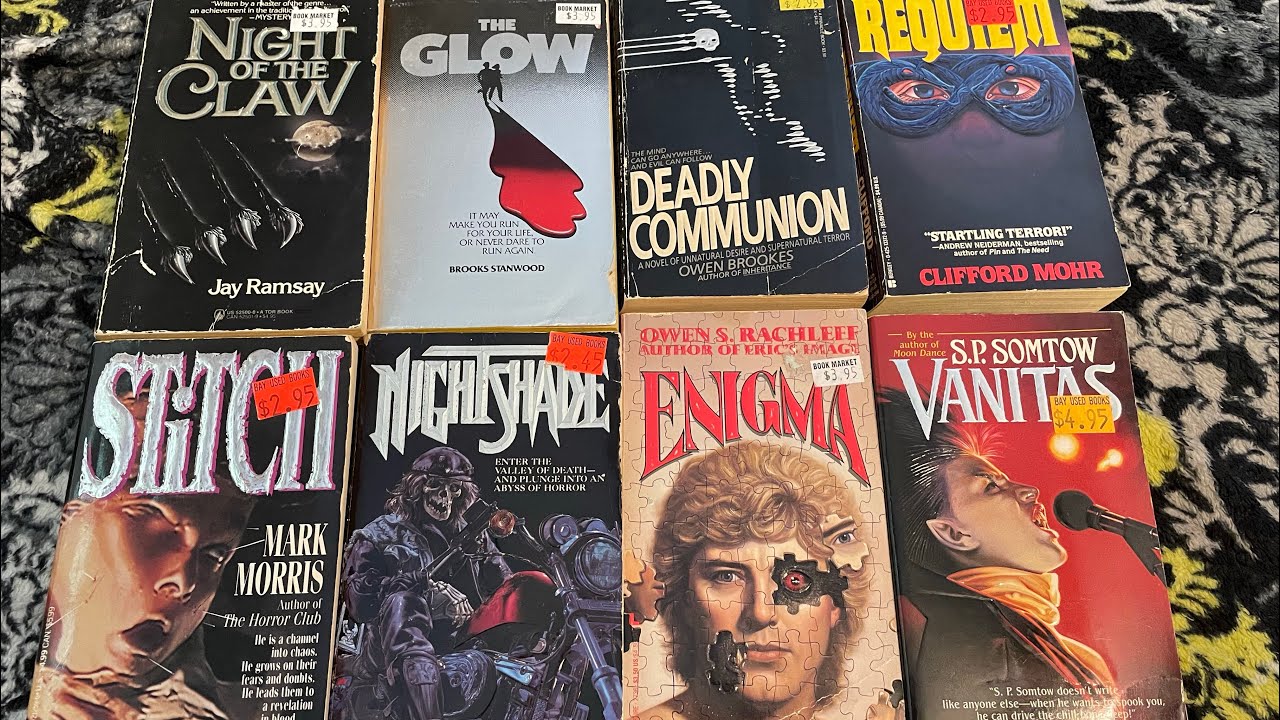 A small vintage horror book haul