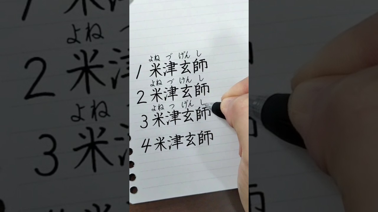 米津 玄 師 読み方