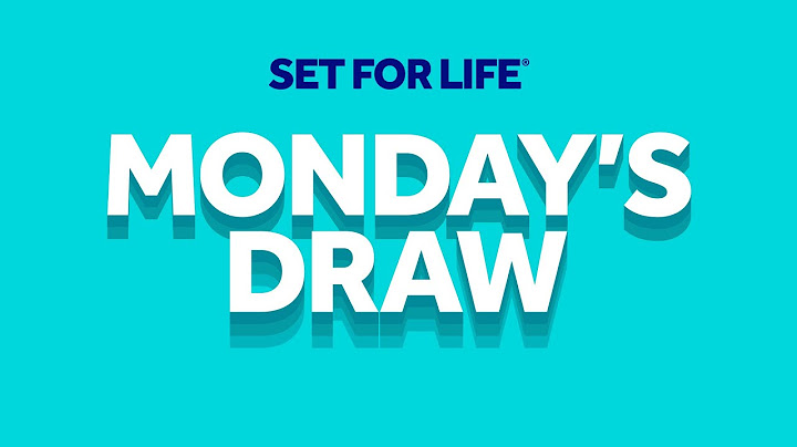 The National Lottery Set For Life draw results from Monday 14 July 2025