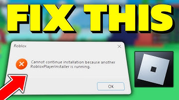 How To Fix Cannot Continue Installation Because Another Roblox Player Installer Is Running