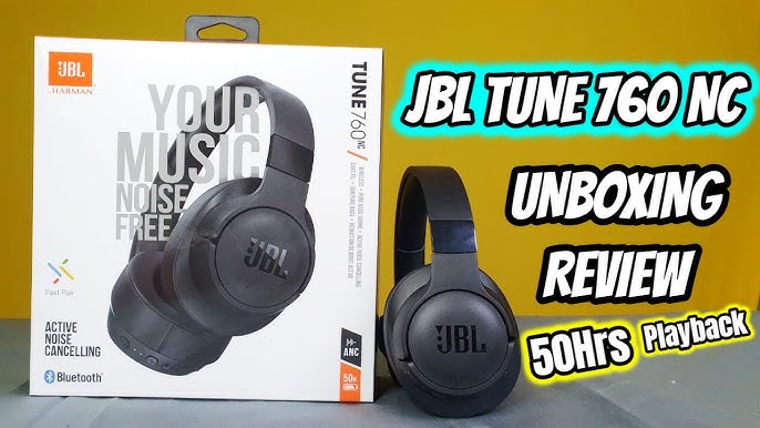 Unboxing en español de los JBL Tune 760NC 