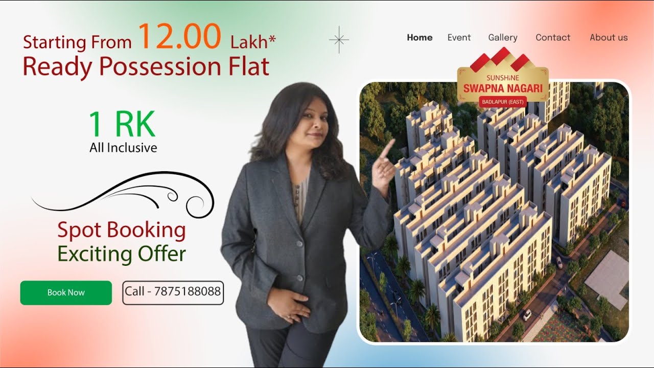 Sunshine Swapna Nagari | Badlapur East Ready Flats | Karjat Road | Part 2| Call-7875188088