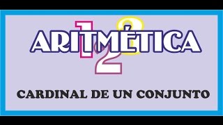 ARITMETICA CARDINAL DE UN CONJUNTO
