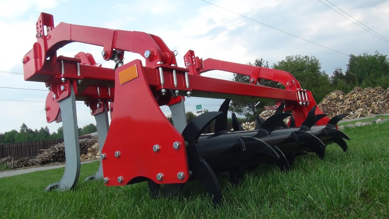 AGROMAX - głębosz 3 i 5-zębowy z wałem kolczastym