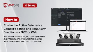 How to Enable the Active Deterrence Camera's sound and light Alarm Function via NVR or Web