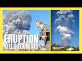 Tourists record deadly eruption as they flee for safety in Indonesia