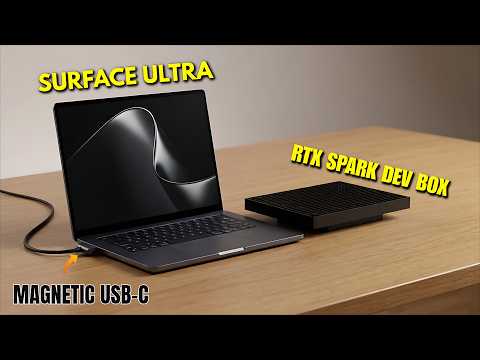 Surface RTX Spark Dev Box | Surface Laptop Ultra | World’s First Magnetic USB-C!