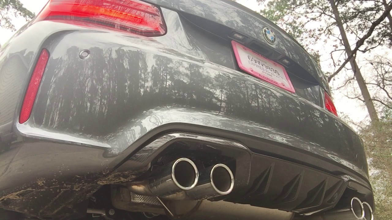 2018 BMW M2 Stock Exhaust - YouTube