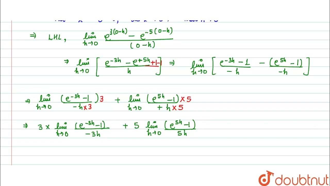 The Function F x e 3x e 5x x if Xne0 k if X 0 Is the-function-f-x-e-3x-e-5x-x-if-xne0-k-if-x-0-is
