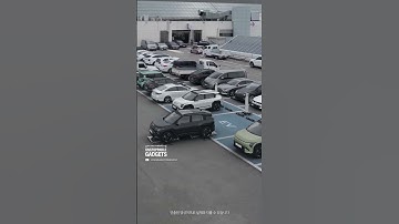 This parking robot moves in all directions.