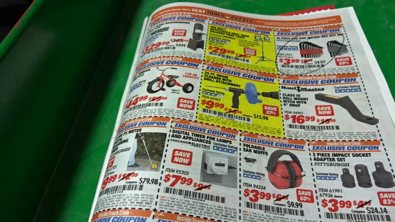 harbor freight catalog (watch till the end) YouTube