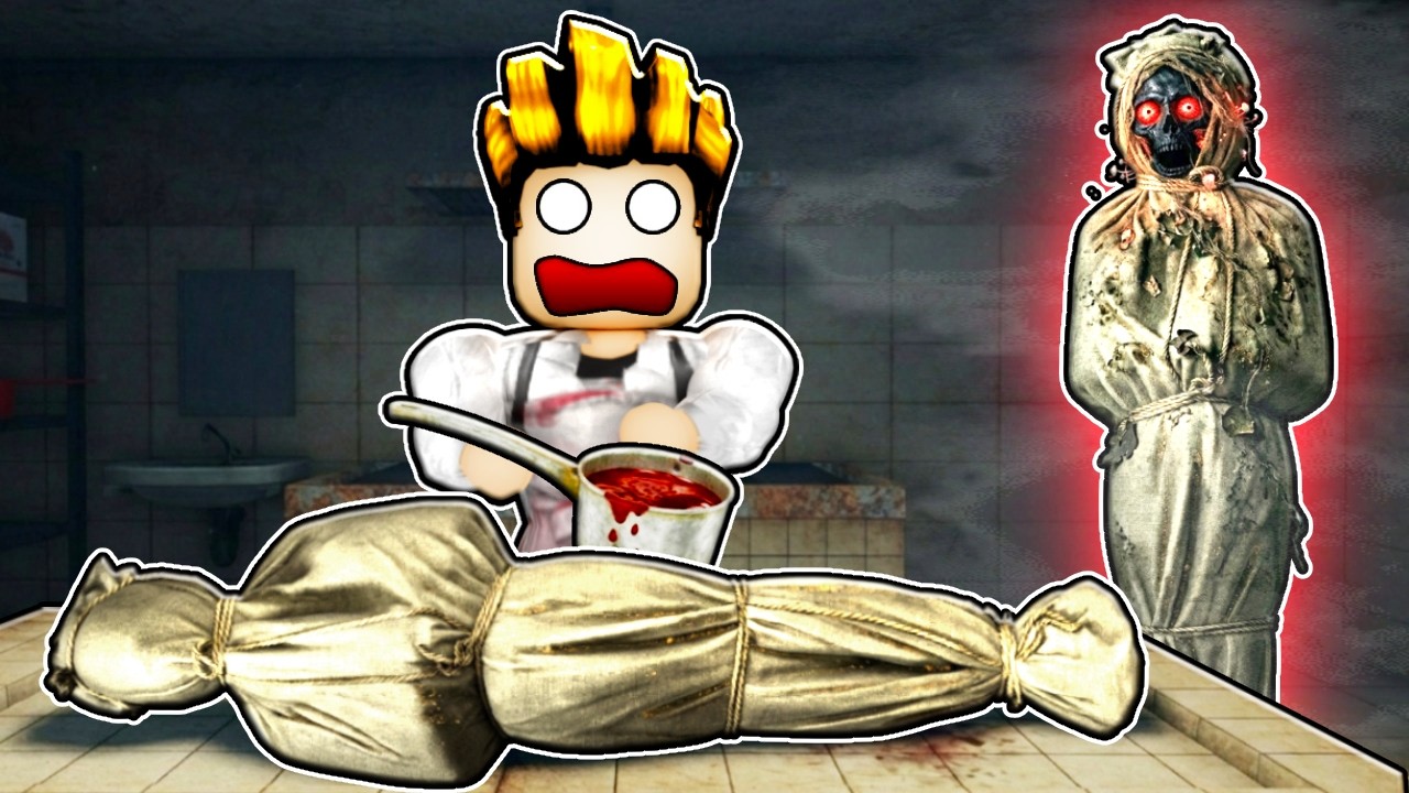Seram Pengurus Jenazah Diganggu Pocong Ketika Mandikan Jenazah 😱👹😱┃The Morgue Shift Roblox Malaysia
