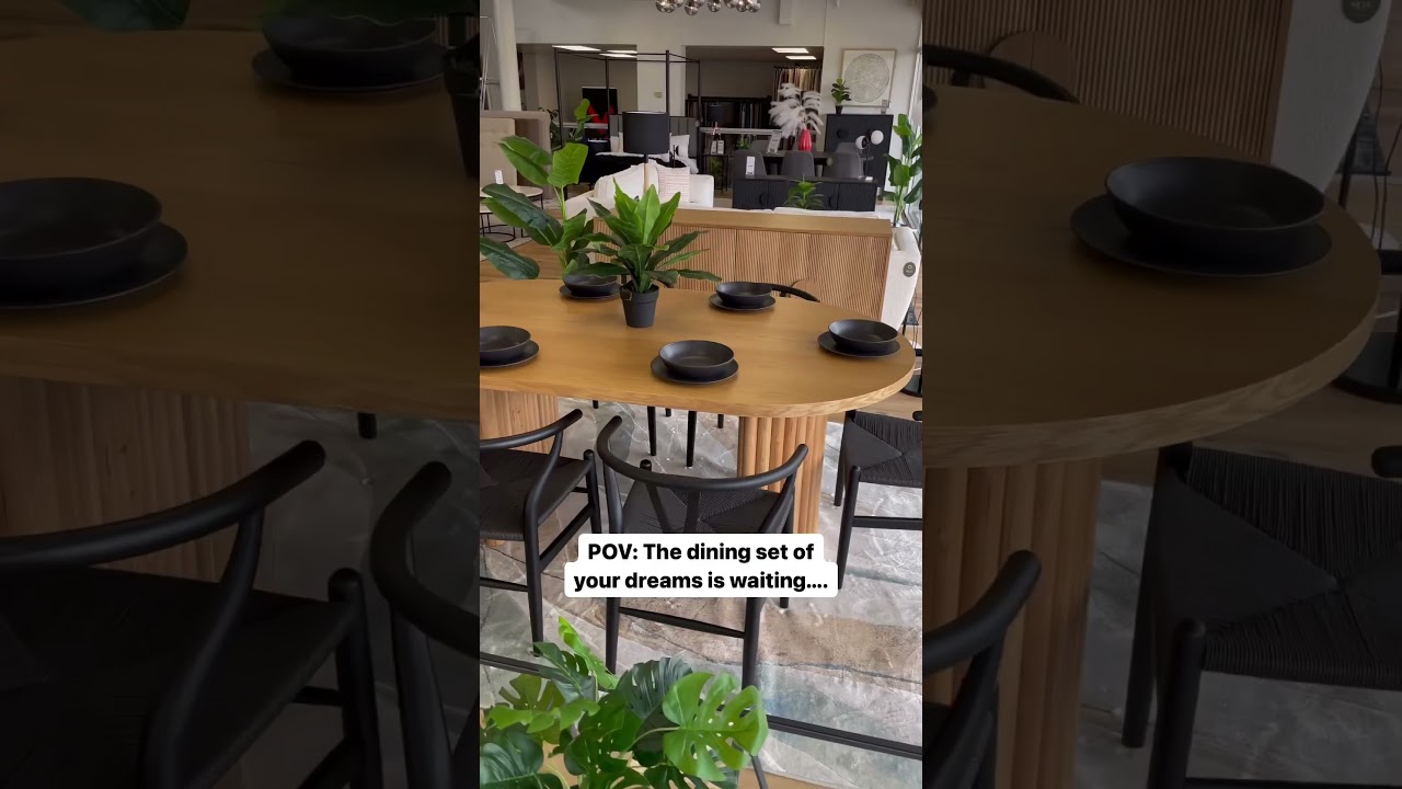 Our brand new Apollo Dining Table in Oak is now available in-store. 😍 