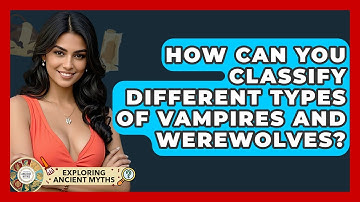How Can You Classify Different Types Of Vampires And Werewolves? - Exploring Ancient Myths