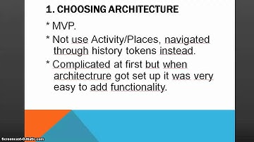 TDDD27 - The Project Portal - Screencast