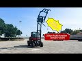 Rough Terrain Forklift with Grappler, bucket & Soft Clamp - 3.5ton