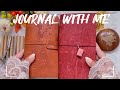 Asmr vintage journaling  flipthrough  starting a new journal