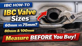 IBC Tote Valve Sizes Explained 60mm, 75mm, 80mm & 100mm - Measure Before You Buy