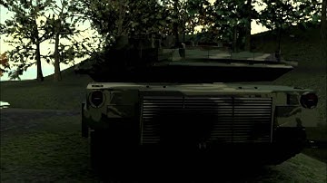 M1A2 Abrams 360 Rotation