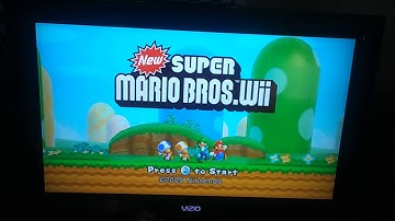 New Super Mario Bros. Wii - Title Screen (16:9)