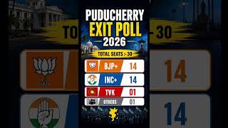 Puducherry Exit Poll 2026 🔥 BJP+ vs INC+ Shocking Tie Result