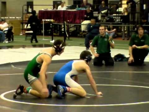 2010-11 New England Wrestling Finals 135lb Walsh - Griswold, CT vs Cole - Oyster River, NH