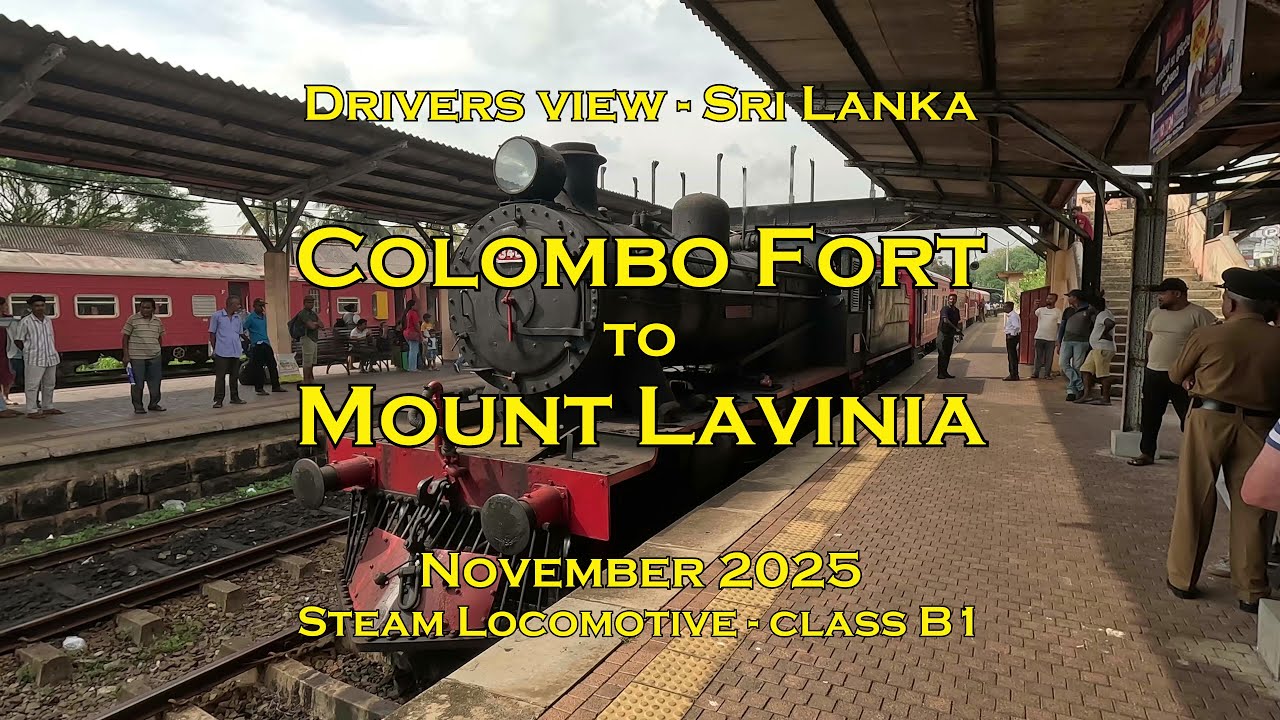 Drivers view Sri Lanka, Colombo Fort to Mount Lavinia, Nov 2025