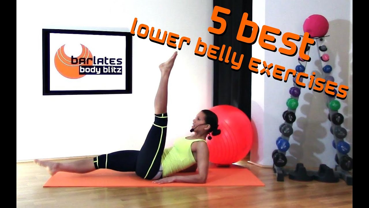 FREE ABS WORKOUT 5 Best Lower Belly Exercises BARLATES ...
