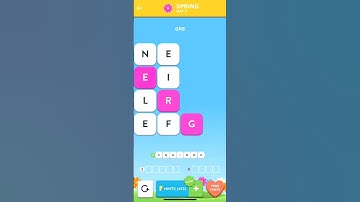 Wordbrain 2 Spring Challenge Day 7 Answers | Cheats For Wordbrain 2