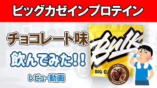 ビッグカゼインプロテインチョコレート味飲んでみた！バルクスポーツ プロテインレビュー動画 #3