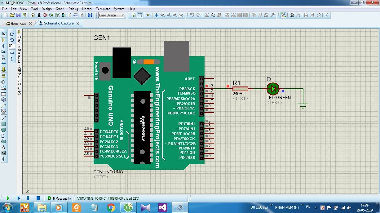 led arduino  2022  BÀI 1-VIẾT CHƯƠNG TRÌNH BẬT TẮT LED ARDUINO