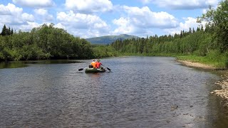 Путешествие по реке Косьва. Гора Ослянка, порог &quot;Медвежьи головы&quot; и встреча с самим медведем...