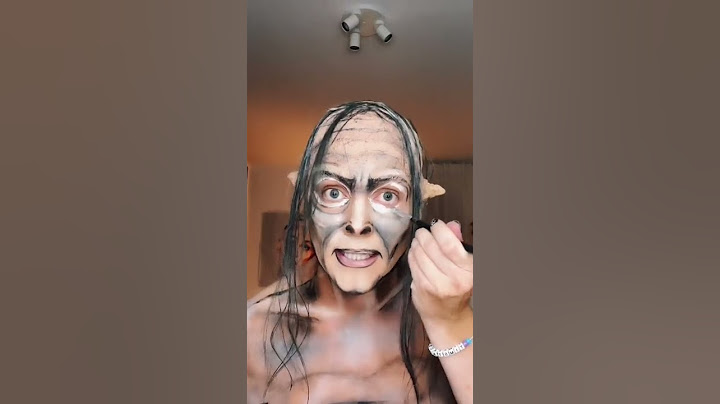 Ich bin fertig 😍 Habe mich in Gollum verwandelt 😱 Wie findet ihr den Makeup Look? Ich liebe ihn!