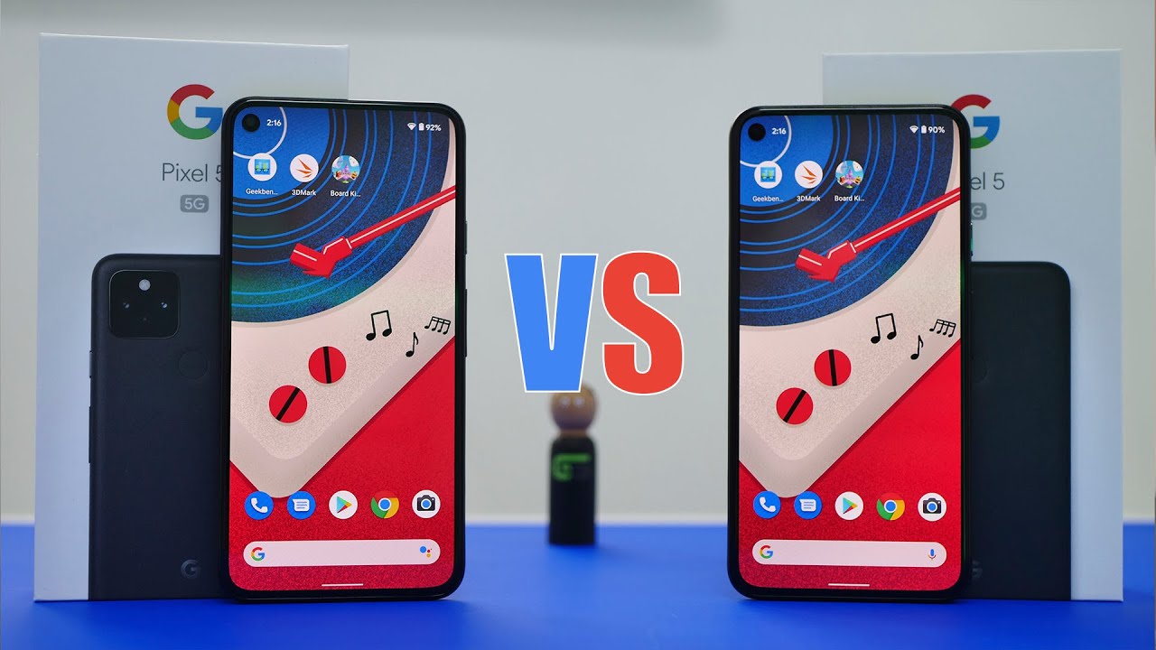 Pixel 5 vs Pixel 5 - How Different Are They - Pixel 5 Experiment - YouTube