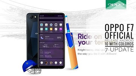 Oppo F7 official release Android 10 with Coloros 7 stable update | New Exiting Features 🔥🔥