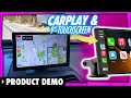 This wireless carplay  4k front  rear dash cam  9 touchscreen can be added to any vehicle