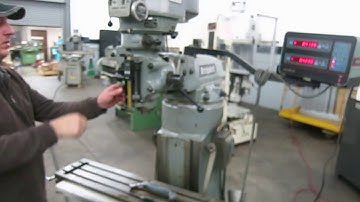 Bridgeport Series I Vertical Mill with Servo Variable Speed Power Table Feed