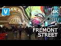 [4K] LAS VEGAS DOWNTOWN - Walking around Las Vegas FREMONT STREET, NEVADA, USA - 4K UHD