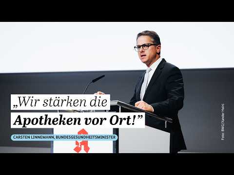 Federal Minister of Health Carsten Linnemann at the 2026 German Pharmacist Day