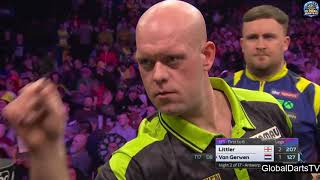Luke Littler vs Michael van Gerwen 2026 BetMGM Premier League Night 2 SEMIFINAL