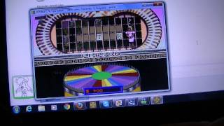 Wheel of Fortune DOS gameplay