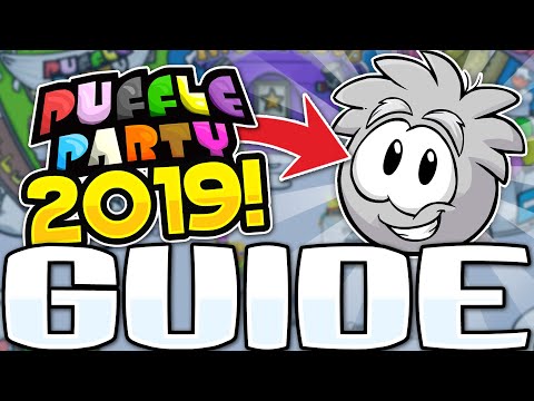 How to get the Grey Puffle on Club Penguin Rewritten! (Puffle Party Guide 2019)