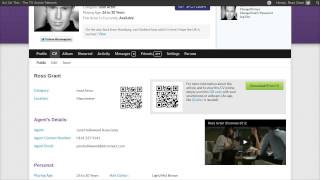 The Act On This CV Builder - Tutorial 3 - QR codes and 'Listings' integration