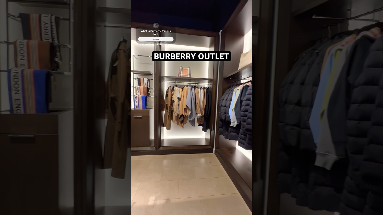 Come to BURBERRY Outlet with me🧥