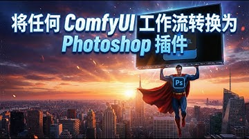 用comfyui工作流制作PS免费插件，全攻略本地版！