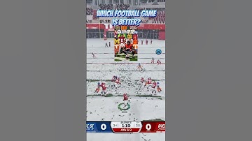 College Football 26 vs madden 26