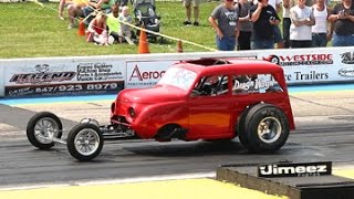 CRAZY CROSLY "DRAG'N WAG'N" ALTERED AT MELTDOWN DRAGS 2014