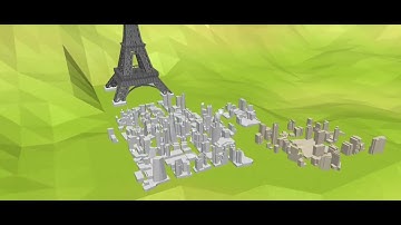 Draw Bricks Eiffel tower