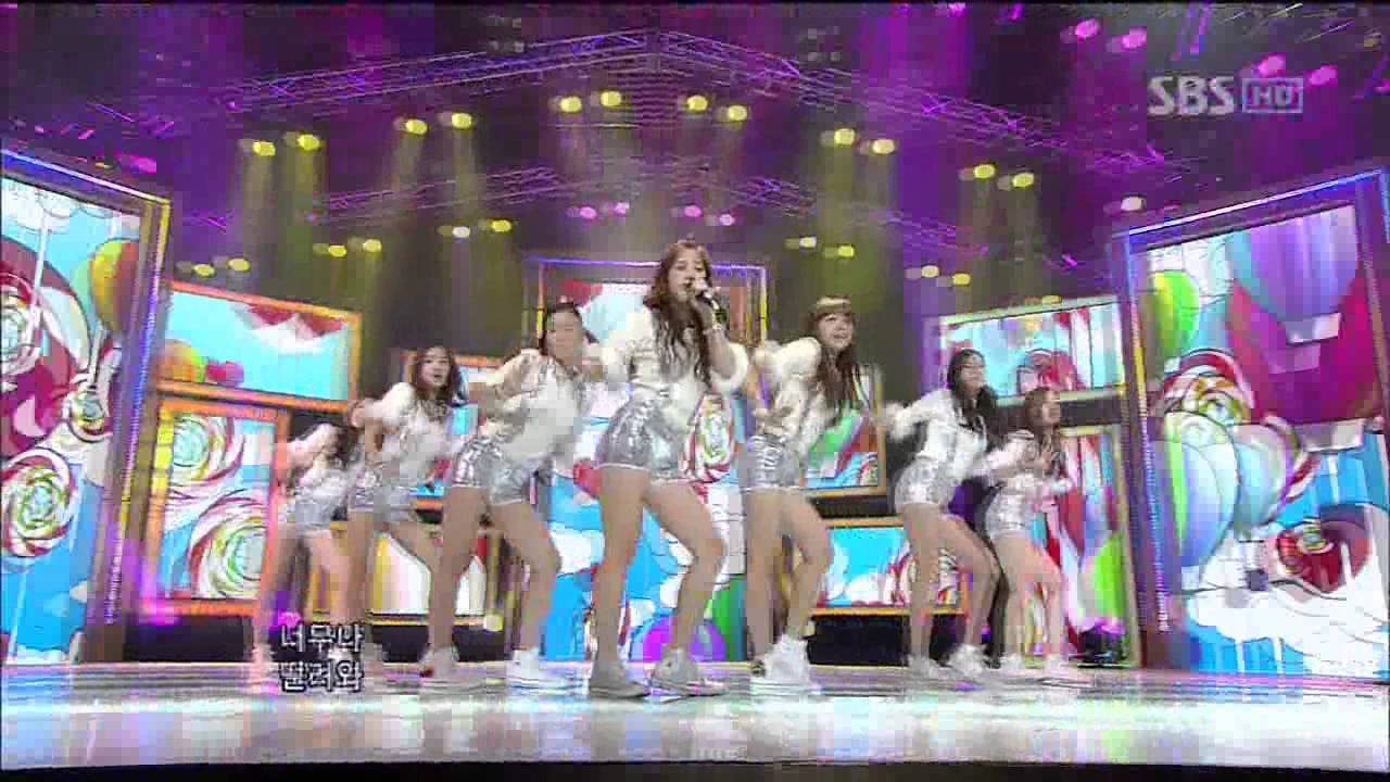 A Pink - MY MY (에이핑크-  MY MY) @SBS Inkigayo 인기가요 20120101
