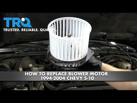 How to Replace Blower Motor 1994-2004 Chevy S-10